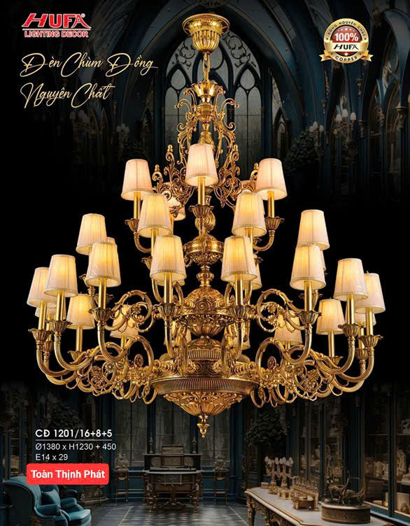 ĐÈN CHÙM ĐỒNG